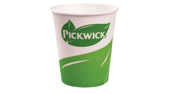 Drinkbeker, 250ml/8oz, 80mm, karton, Pickwick, 4055522 (100 stuks)