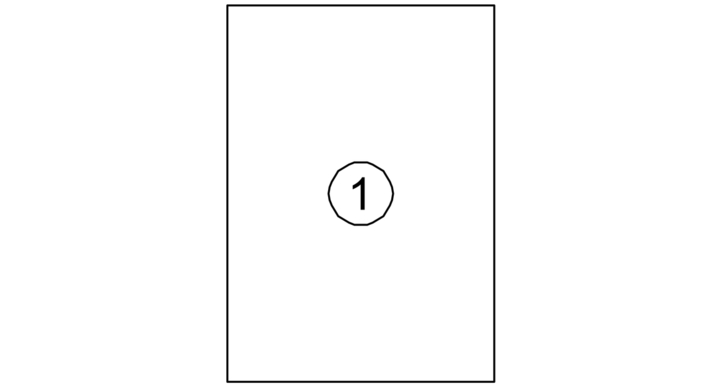 Quantore, etiket, 210x297mm, 129942 (100 stuks)