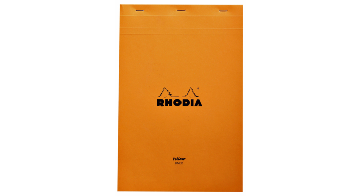 Schrijfblok rhodia a4 80vel 80gr lijn(19660c)