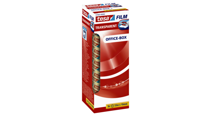 Plakband tesa film 33mx19mm transparant(57405-00002-00)