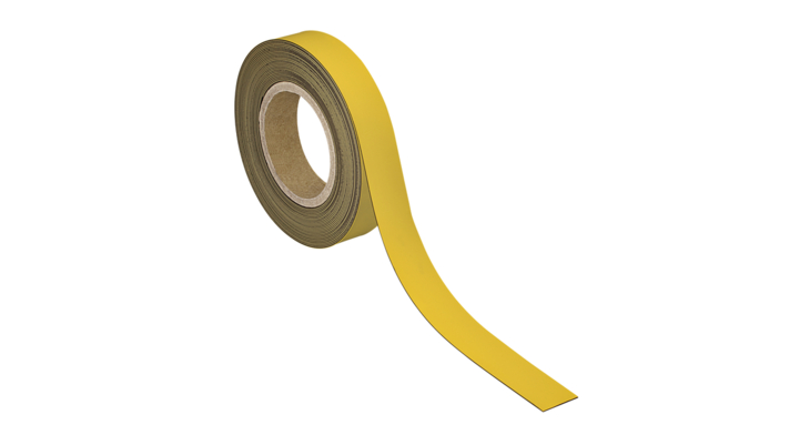 Magneetband maul schrijfbaar 10mx30mmx1mm geel(6524515)