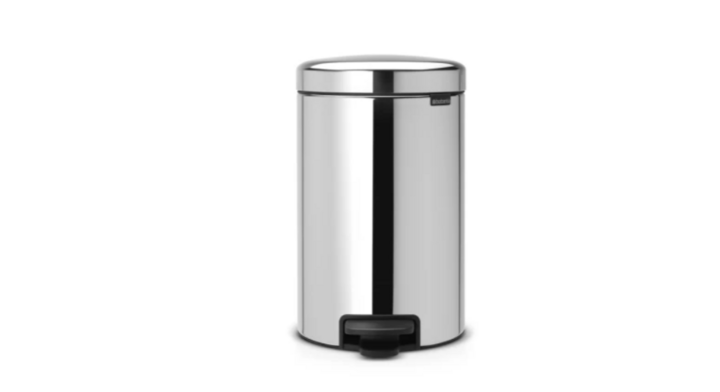Brabantia Newicon | Pedaalemmer Met Metalen Binnenemmer | 12 Liter | RVS | VB 113888