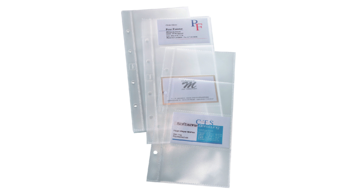 Visitekaarthoes sigel 90x58mm 40kaarten(si-vz350)