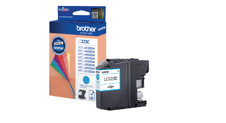 Inkcartridge brother lc-223 blauw(lc223c)