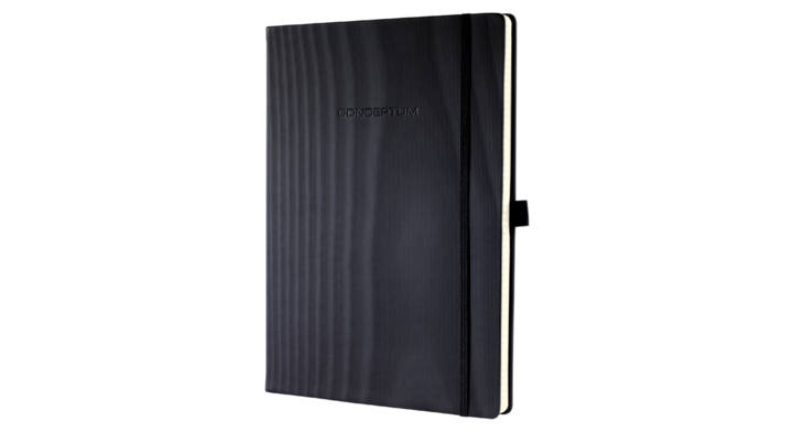Notitieboek conceptum a4+ lijn co116 zwart(si-co116)