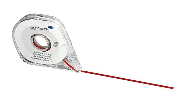 Planbord verdeeltape legamaster 2.5mmx16m rood(7-433202)