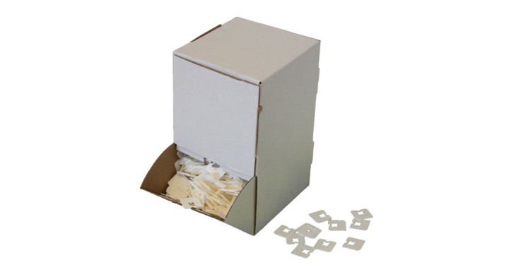 Clipps, G59, papier, wit dispenserdoos (3000 Stuks)