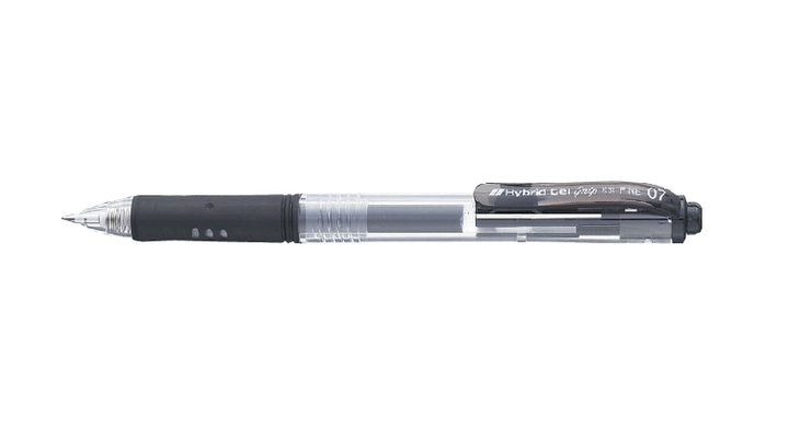 Gelschrijver pentel k157 zwart