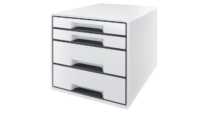 Ladenbox leitz 4 laden wit(52521001)
