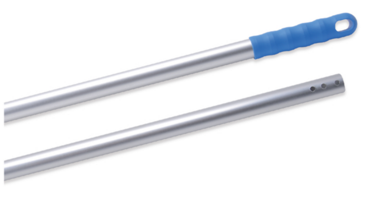 Aluminium mopsteel, zonder schroefdraad 150cm, blauw, 05189 (1 stuk)