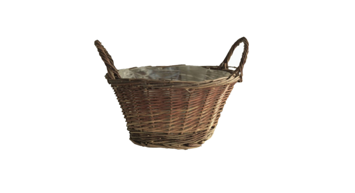 Mand Rond 20X9Cm Met Oren <8149>