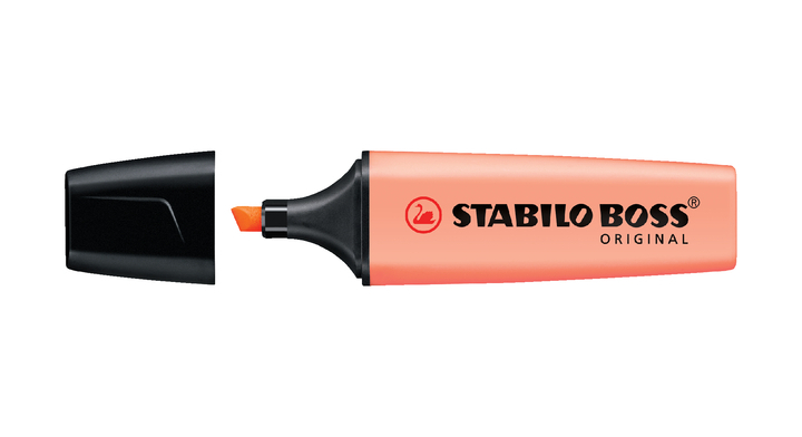 Markeerstift stabilo boss 70/126 pastel perzik(70/126)