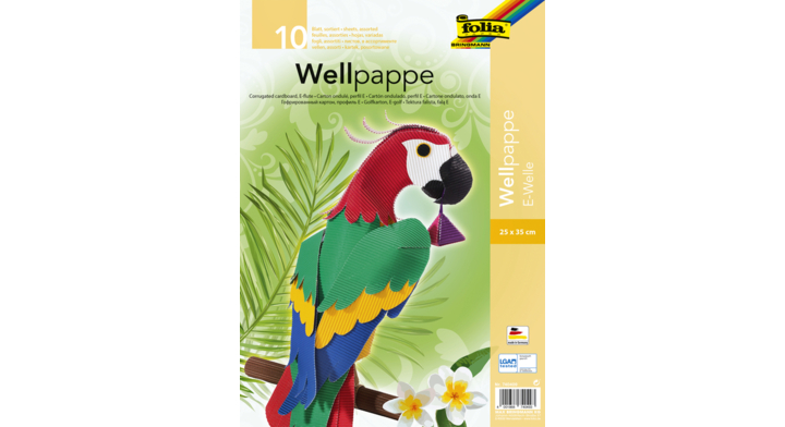 Golfkarton folia e-golf 25x35cm 10vel ass(740409)