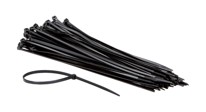 Inbindstrips iezzy nylon 4,8x300mm ø81mm zwart(46102)