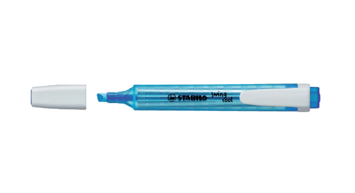Markeerstift stabilo swing cool 1-4mm blauw