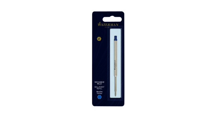 Balpenvulling waterman f blauw(1964016)