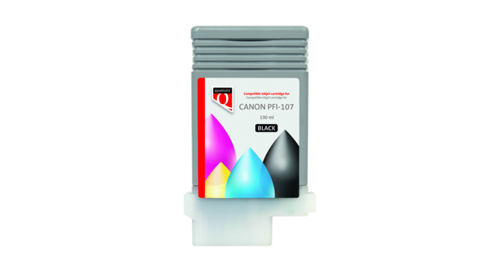 Inkcartridge quantore canon pfi-107 zwart(b45518pr)