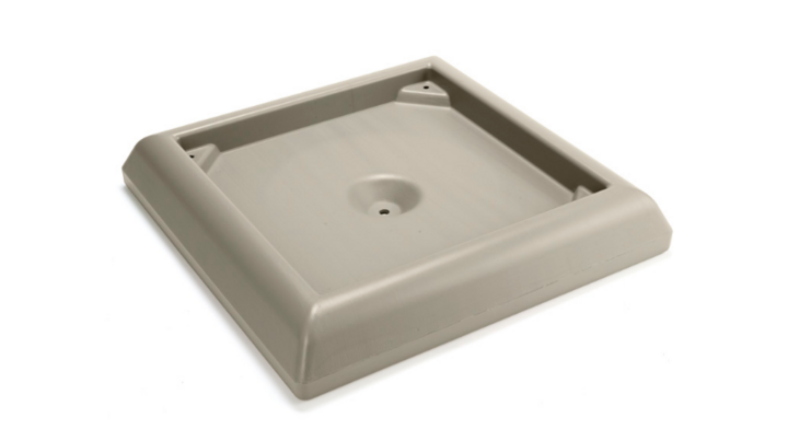 Rubbermaid, verzwaarde basis, beige, VB 009177