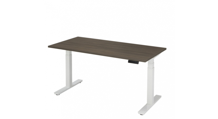 Melamine blad 25mm 120x80cm, kleur antraciet eiken  - AE