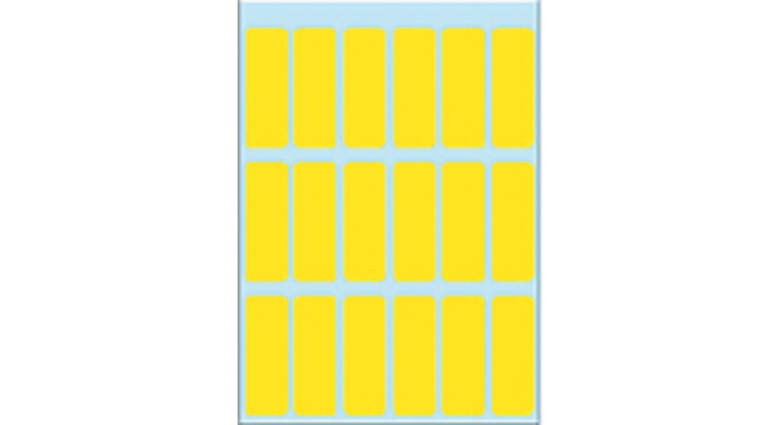 Etiket herma 3651 12x34mm 90st geel