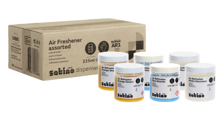 Satino | Luchtverfrisser | 225ml | Mixpakket | AR1 | 333364 (6 stuks)