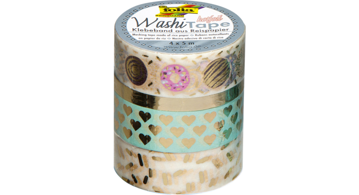 Washi tape folia hotfoil goud(26431)