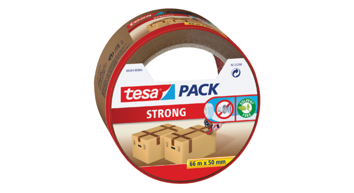 Plaktape tesa 0,50x66mtr bruin(05044-00006-00)