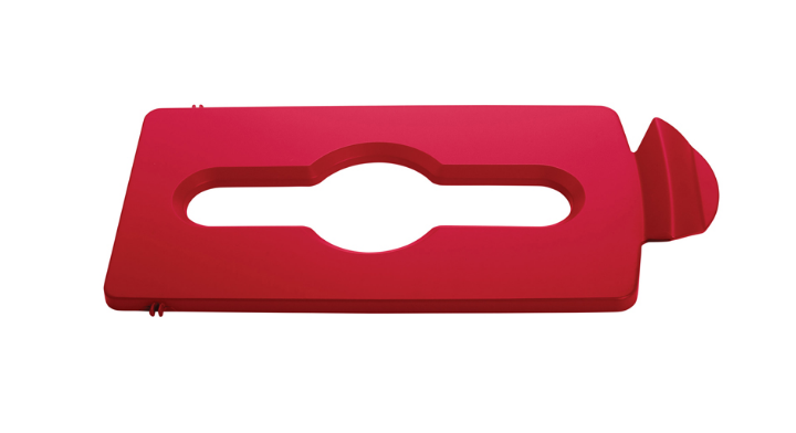 Slim Jim | Mixed Recycling Deksel | Rood | VB 237788