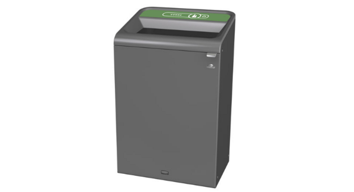 Rubbermaid Configure, modulaire afvalscheidingsbak, 125 liter, VB 500534 | glas Frans
