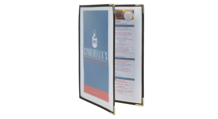 Menukaart securit a4 2 delig pagina 4 transparant(mc3-cya4-b