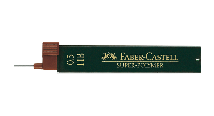 Potloodstiftjes faber castell 0.5mm hb 12st(fc-120500)