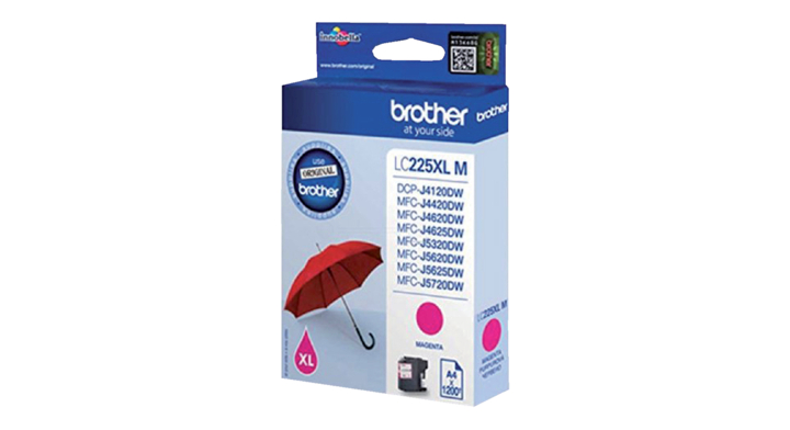 Inkcartridge brother lc-225xl rood(lc-225xlm)