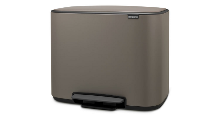 Brabantia, pedaalemmer, 11+23 liter, platinum, VB 121203