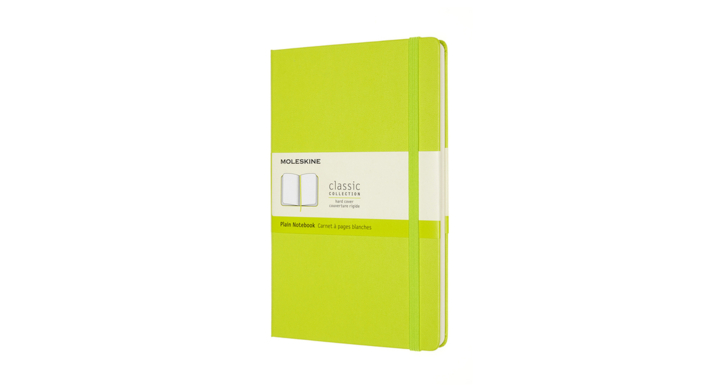 Notitieboek moleskine large 130x210 blc hc lem gn(qp062c2)