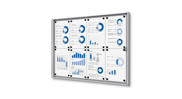 Vitrinebord Quantore indoor economy 8x a4(scxs8xa4)