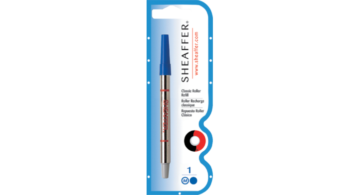 Rollerpenvulling sheaffer classic medium blauw