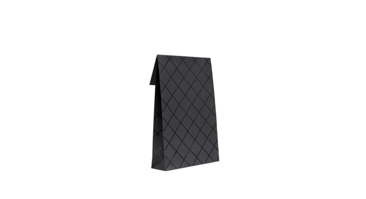 Cadeauzakje,100x157x40mm, Black Square (40 stuks)