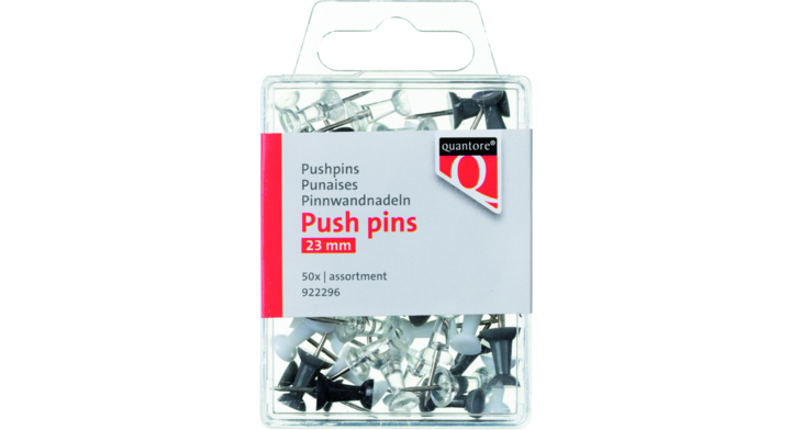 Push pins quantore assorti 50 stuks (922296)
