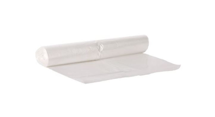 Vuilniszak | LDPE | 65/25x140cm | 240 Liter | T70 | Transparant (10 zakken)