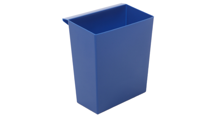 Inzetbakje voor tapse papierbak, blauw, VB 650491
