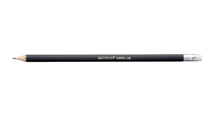 Potlood quantore hb met gum(200h)