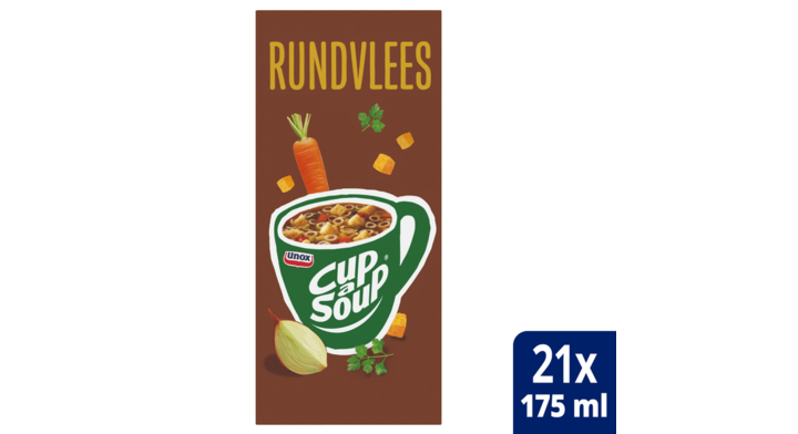 Cup-a-Soup, soep, 175ml, rundvlees (21 zakjes)