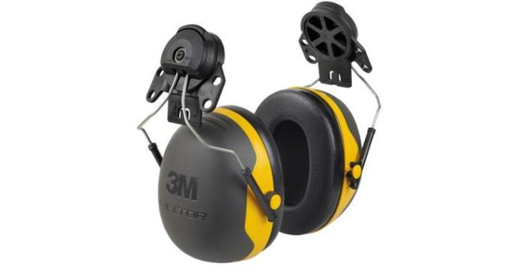 3-M Peltorkap, X2, helmbevestiging, geel