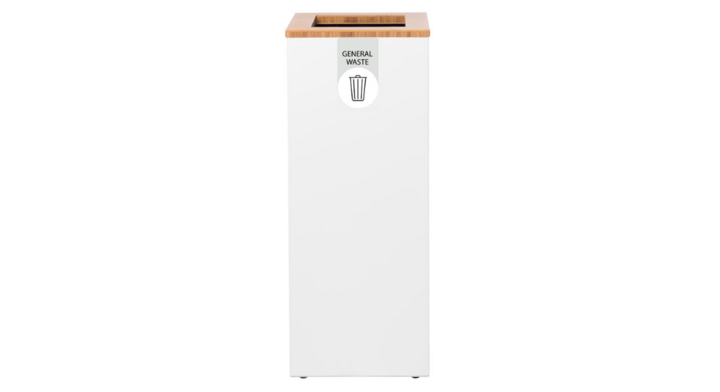 Lune Paxa Medium, modulaire afvalscheidingsbak, 34 liter, wit, VB 730865 | restafval