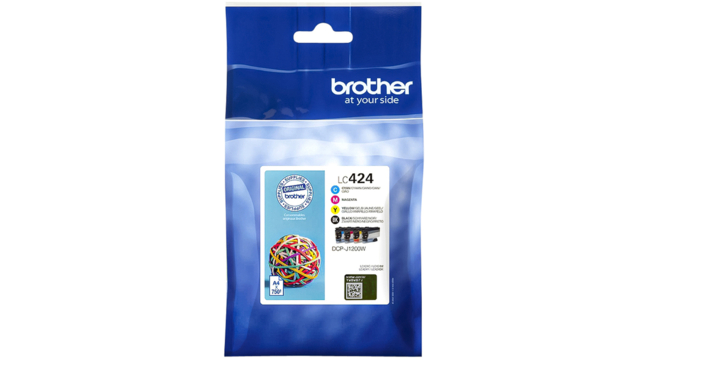 Inkcartridge brother lc-424 zwart 3 kleuren(lc-424val)