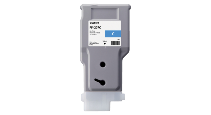 Inkcartridge canon pfi-207 300ml blauw(2637682)