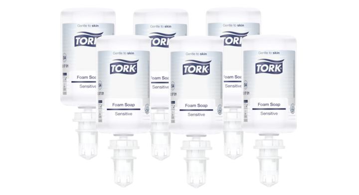 Tork Premium | Schuimzeep | 1000ml | Gevoelige Huid | S4 | 520701 (6 stuks) 