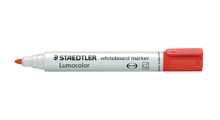 Viltstift staedtler 351 whiteboard rond 2mm rood