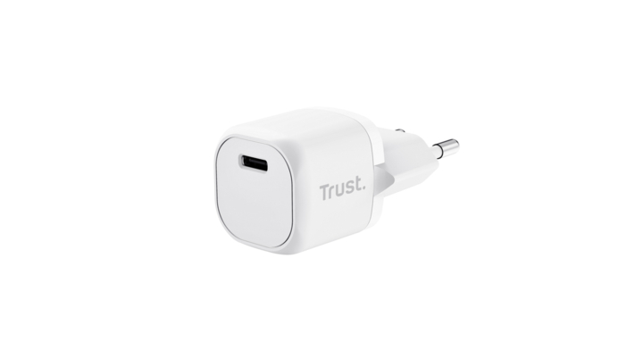 Oplader trust maxo 20w usb-c wit(25205)