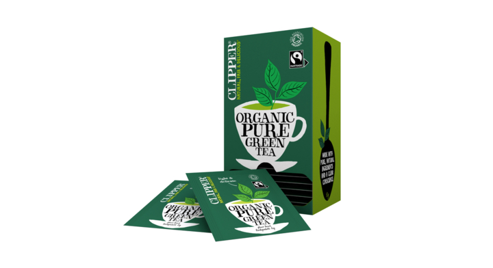 Clipper Fairtrade Bio, groene thee, organic pure, JD0052a (25 stuks)
